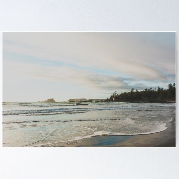 Item preview, Tofino, BC Minimalist Photo | Chesterman Beach | Landscape Photo Print designed and sold by admkng.