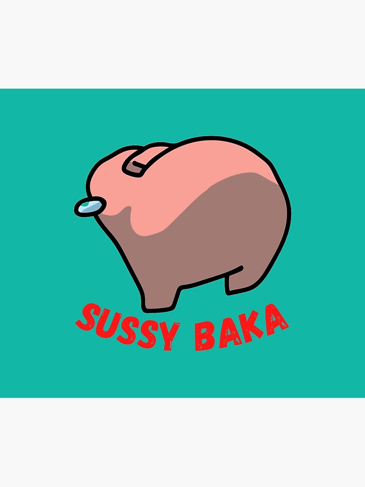 Sussy Baka Amongus Im Meme Mouse Pad For Sale By Bigtoeman Redbubble