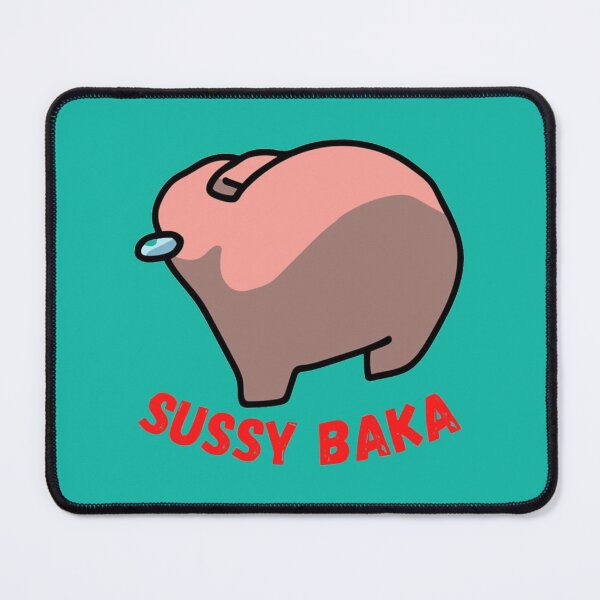 "Sussy Baka Amongus Im Meme " Mouse Pad by BigToeMan Redbubble