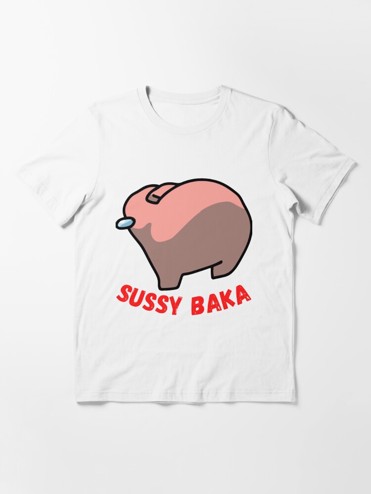 SUSSY BAKA Among Us Funny Pop Culture Gamer T-shirt