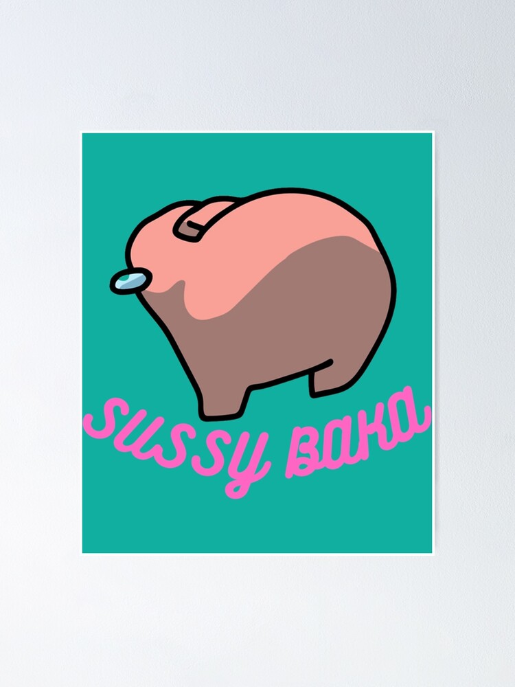 Sussy Baka Sus Imposter Amogus Meme from TeePublic