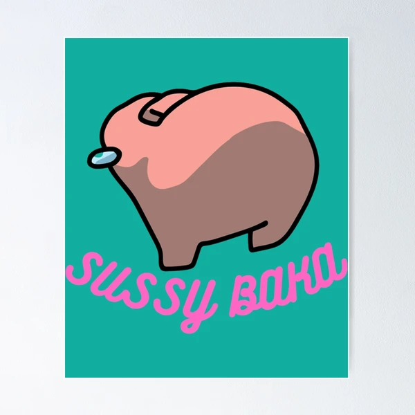 Póster for Sale con la obra «Amo a Sussy Baka I Heart Sussy Baka» de  RedQuality