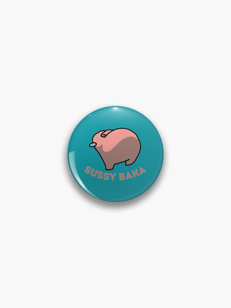 Sussy Baka (Among Us Parody) Pins | LookHUMAN