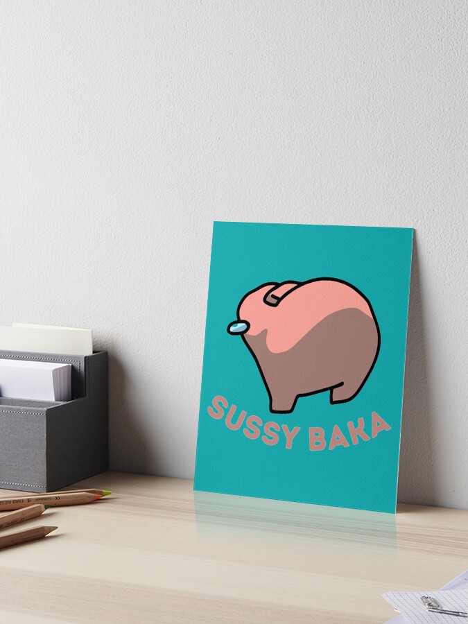 Póster for Sale con la obra «Meme gracioso de Sussy Baka» de BigToeMan