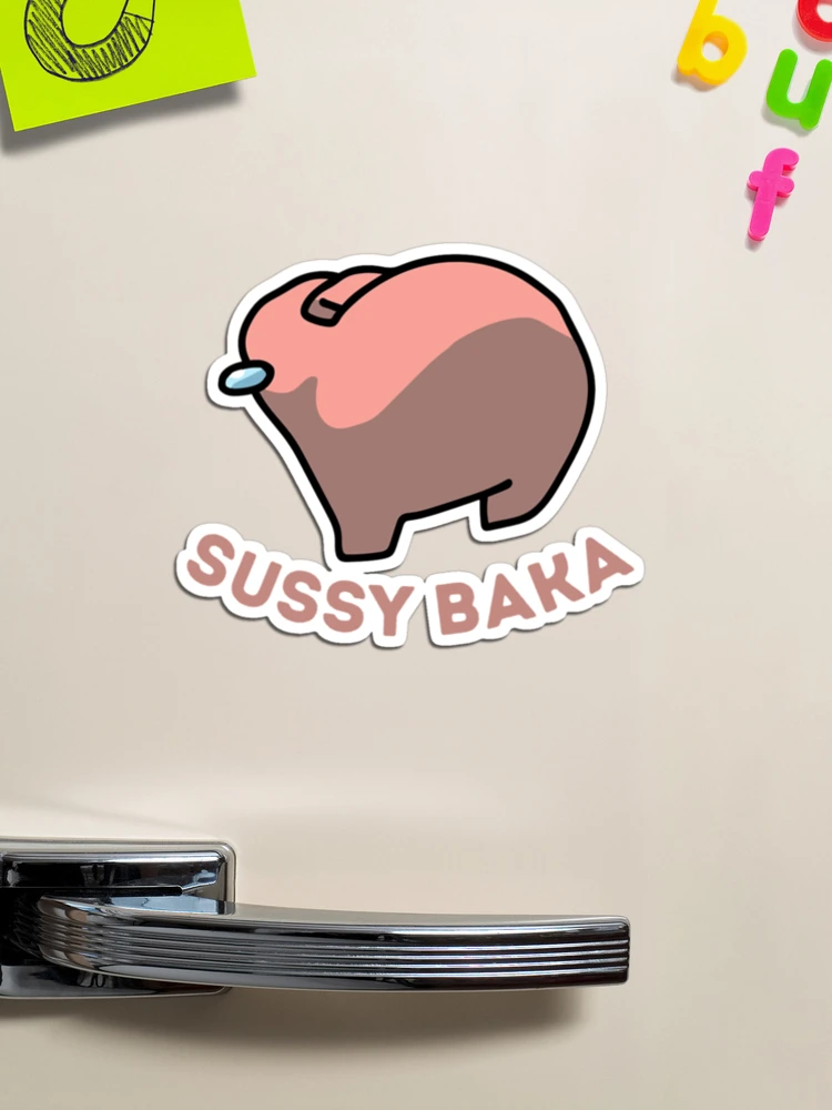 Sussy Baka Amongus Im Meme | Pegatina