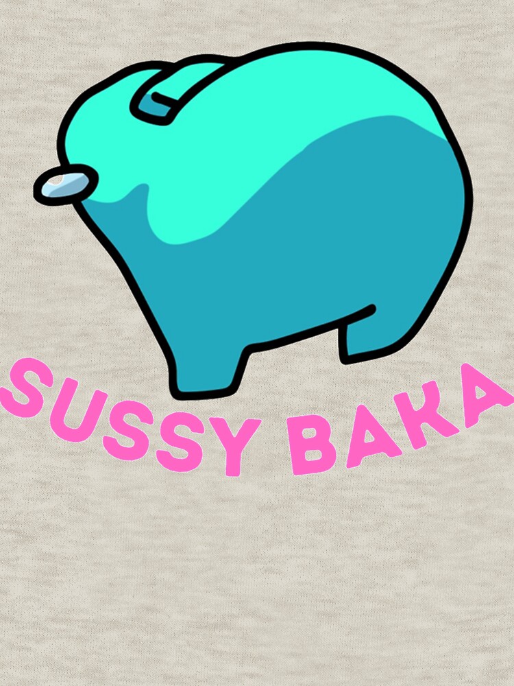  Sussy Baka Funny Sus Meme Pullover Hoodie : Clothing