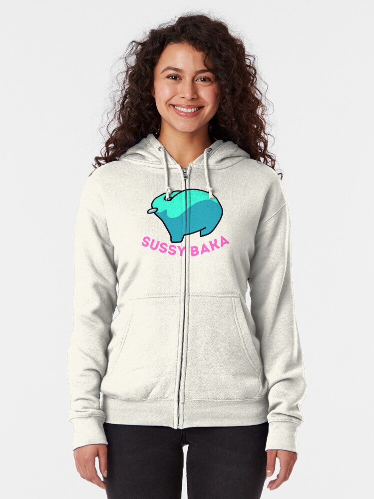  Sussy Baka Funny Sus Meme Pullover Hoodie : Clothing