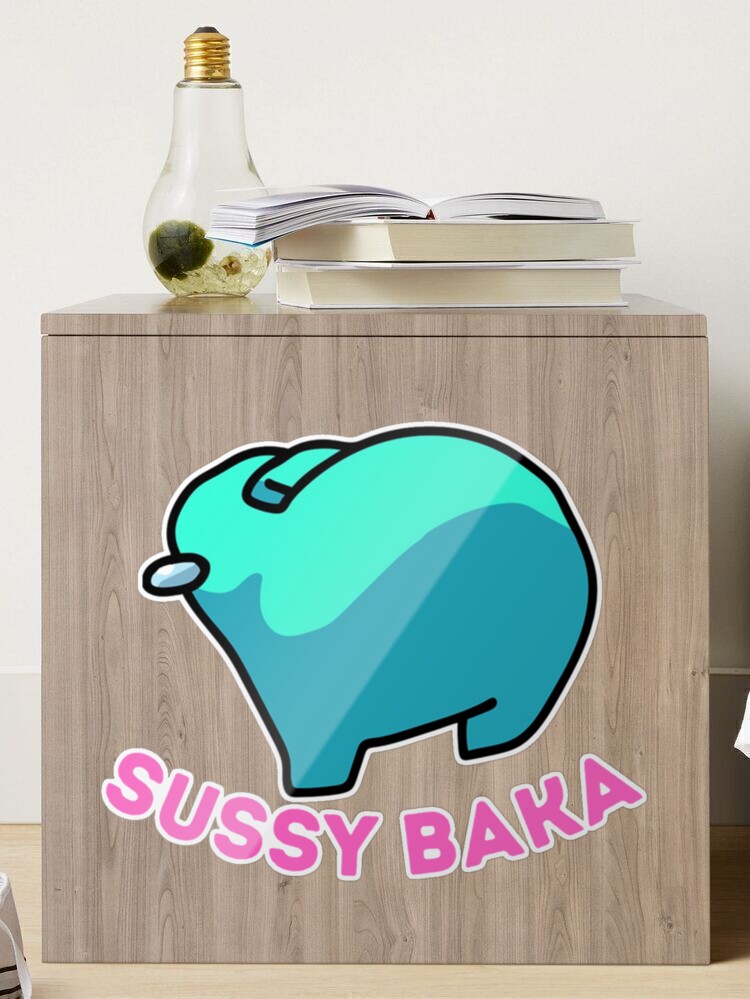  Sussy Baka Funny Sus Meme Throw Pillow, 18x18, Multicolor :  Home & Kitchen