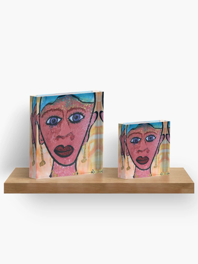Thumbnail 3 of 5, Acrylic Block, Edith designed and sold by RandaRubyRed.
