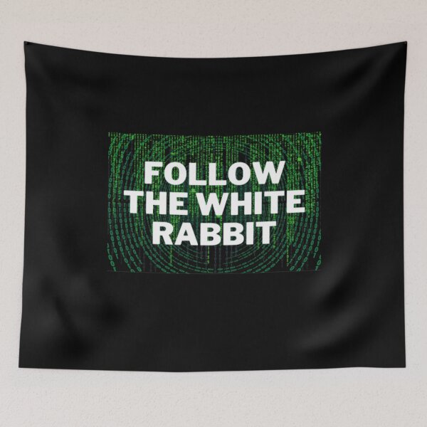 Item preview, Follow The White Rabbit designed and sold by NxtLvlDsgns.