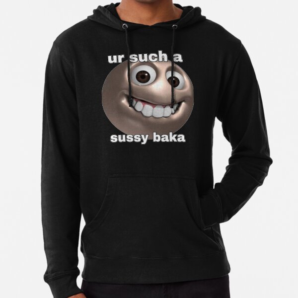 Ur tal sussy baka engraçado sussy baka meme camisola com capuz 6xl algodão  dekus um sussy baka sussy significado sussy significado sussy