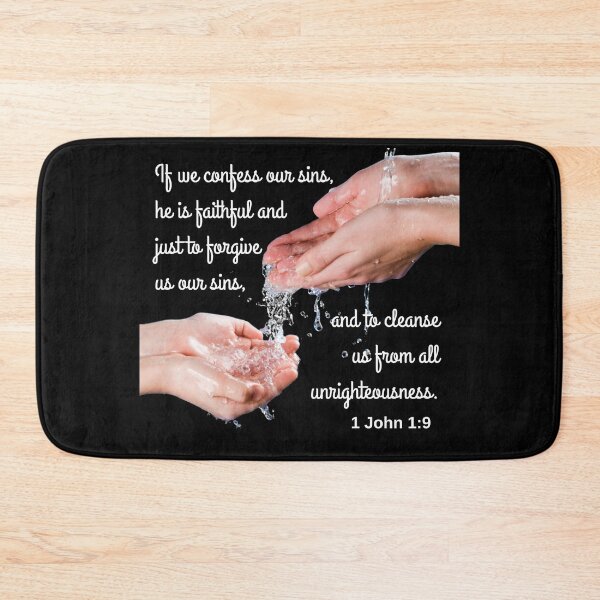 Item preview, 1 John 1:9 KJV designed and sold by Caregiverology.
