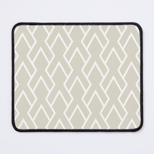 Item preview, Tan and White Tessellation Line Pattern 6 Pairs Benjamin Moore 2022 Popular Color Morning Dew OC-140 - Colour Trends - Shades - Hues designed and sold by ColorOfTheYears.