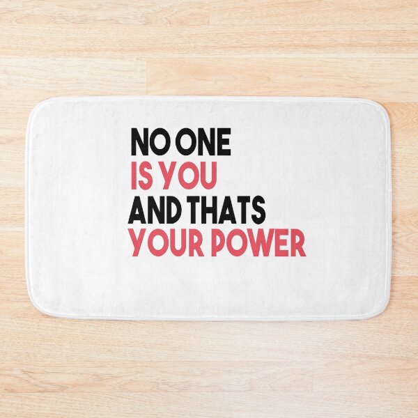 Item preview, No One Is You And Thats Your Power designed and sold by Heddar Badreddine.