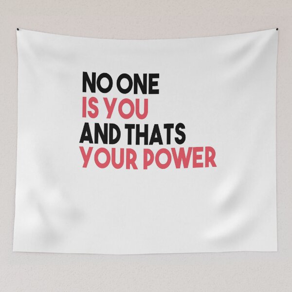Item preview, No One Is You And Thats Your Power designed and sold by Heddar Badreddine.
