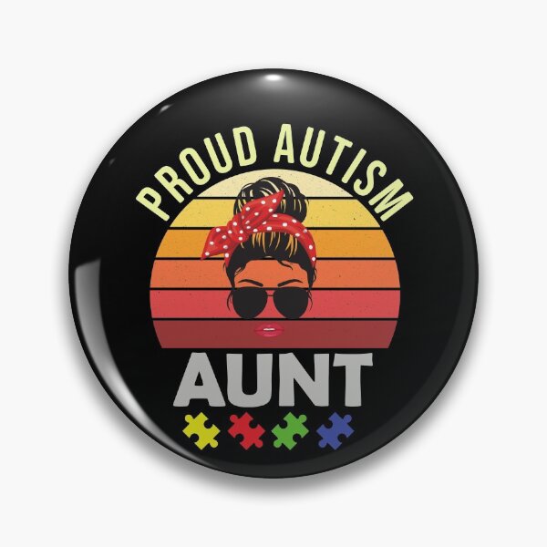 Item preview, Proud Autism aunt - Autism Awareness designed and sold by Ibu83.