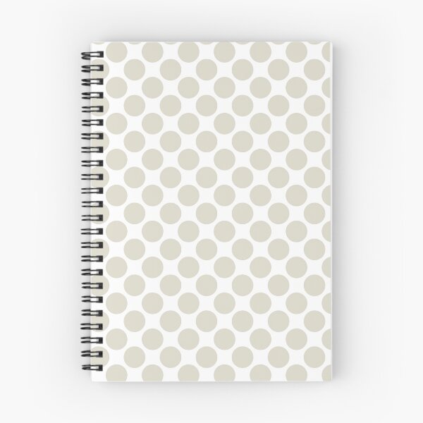 Item preview, Tan and White Uniform Large Polka Dot Pattern Pairs Benjamin Moore 2022 Popular Color Morning Dew OC-140 - Colour Trends - Shades - Hues designed and sold by ColorOfTheYears.