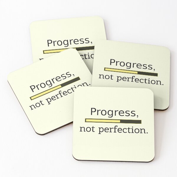 Item preview, Progress not Perfection designed and sold by Bash0sh0.