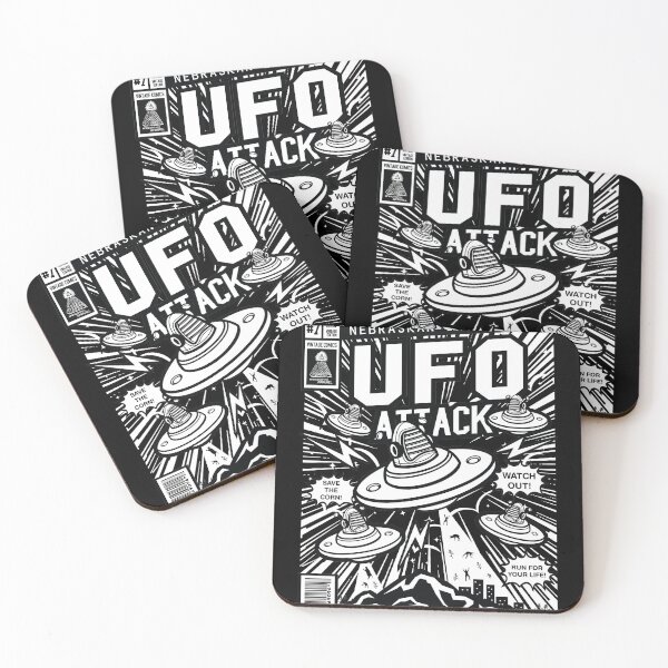 Item preview, Unexplained Apparel - Nebraskan Invasion - Funny UFO Attack designed and sold by TrendyMerch.