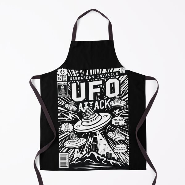 Item preview, Unexplained Apparel - Nebraskan Invasion - Funny UFO Attack designed and sold by TrendyMerch.