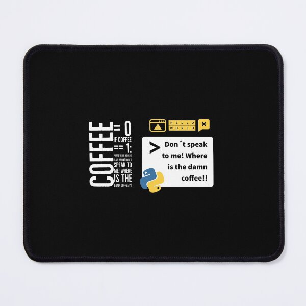 Item preview, Python - Don´t speak to me! Where is the damn coffee!! designed and sold by iamtoka.