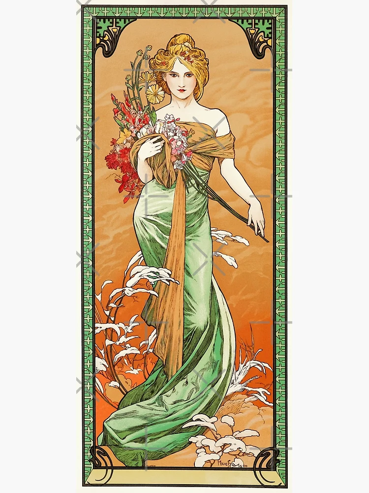Spring - Alphonse Mucha 1900
