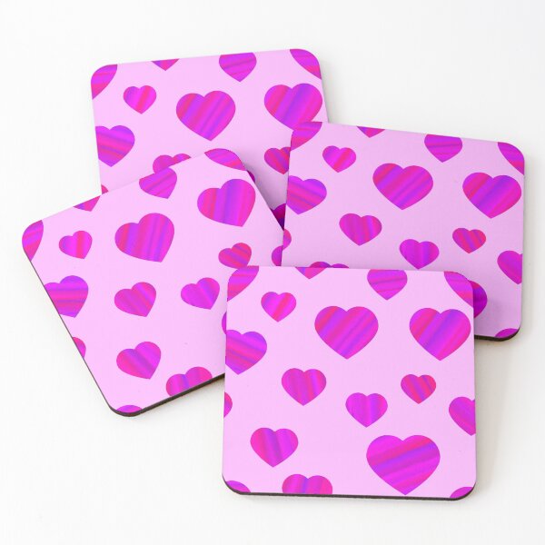 Item preview, Pink Red hearts on Pink designed and sold by tambredesigns.