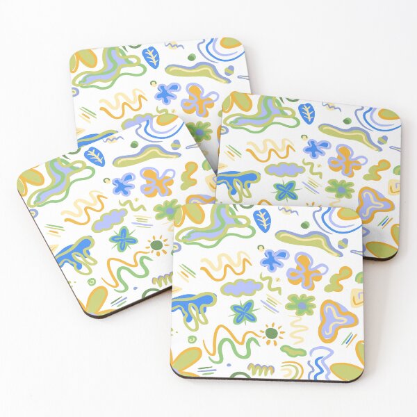 Item preview, Shapes and flowers pattern designed and sold by Amandacrystal.