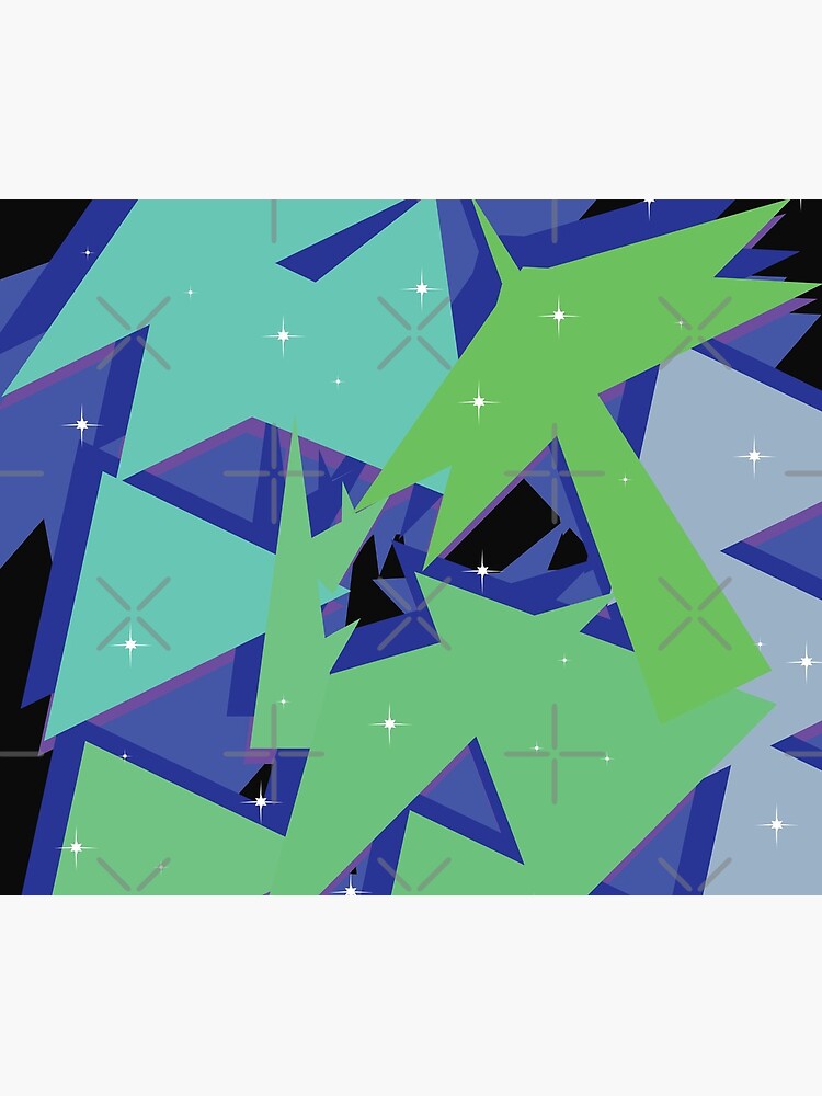 Abstract Mountains and Trees by chanzds