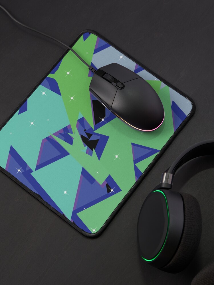 Alternate view of Abstract Mountains and Trees Mouse Pad
