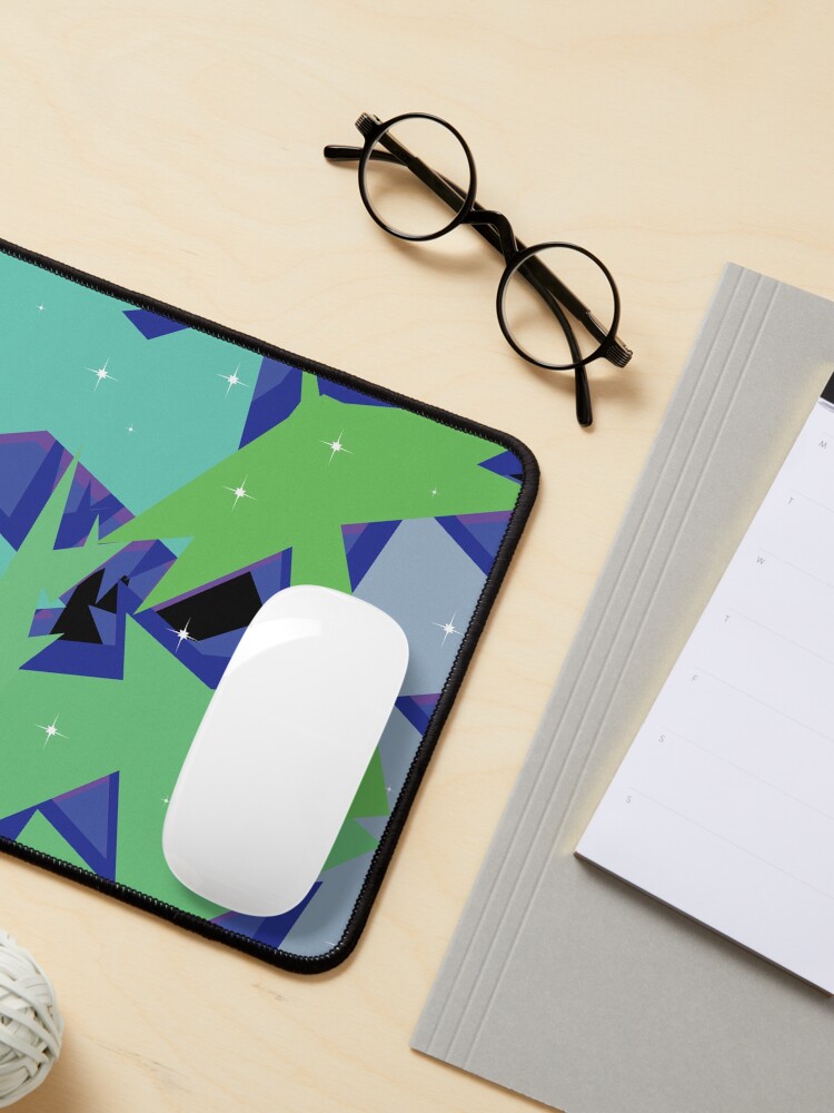 Alternate view of Abstract Mountains and Trees Mouse Pad