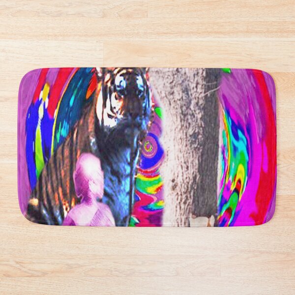 Item preview, Buddah meditating with tigers, digital art, photography,cosmic  designed and sold by deville13.