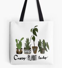 Bolsa de tela Loca señora de la planta