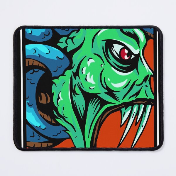Item preview, Graffitti Skateboard Style Green Reptilian Vampire designed and sold by strawberryrawrr.