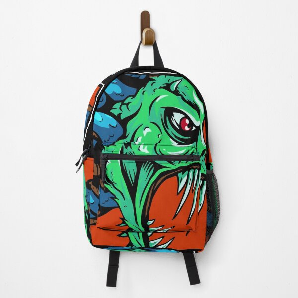 Item preview, Graffitti Skateboard Style Green Reptilian Vampire designed and sold by strawberryrawrr.