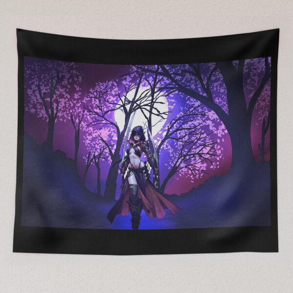 Item preview, Dark Assassin in the fantasy forest designed and sold by brendanre.