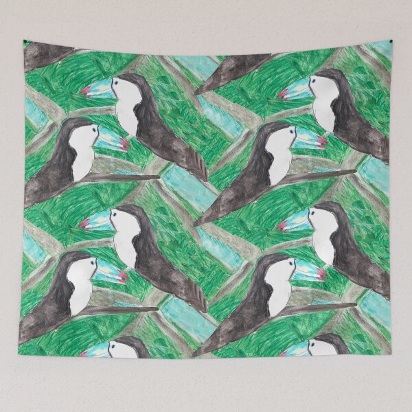 Item preview, toucan print with milo drawing designed and sold by maicagonzalez.