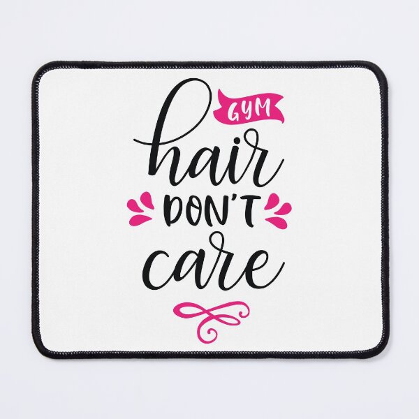 Item preview, Gym Hair Don't Care | Funny Gym Gift designed and sold by motivationaltee.