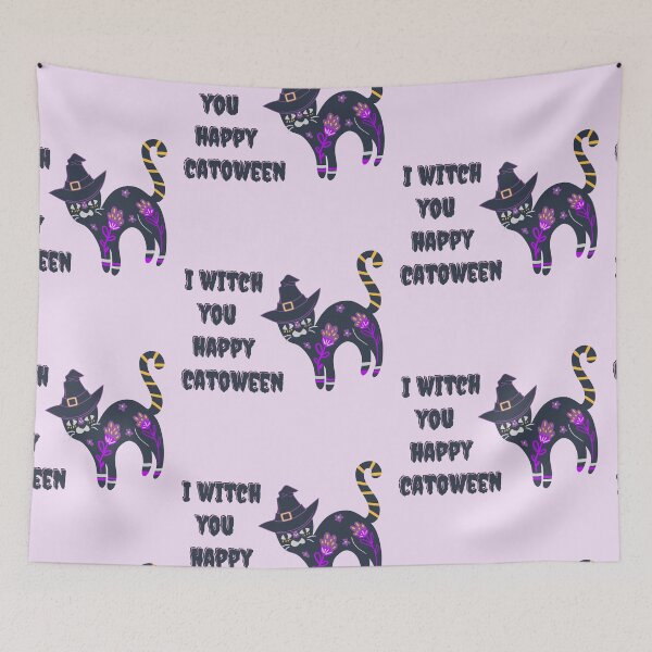 Item preview, I Witch You Happy Catoween designed and sold by HMadeArtSON.