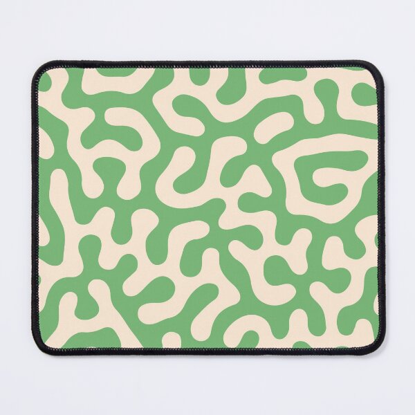 Item preview, Green and Cream Coral Reef Abstract Pattern Design designed and sold by patternsoup.