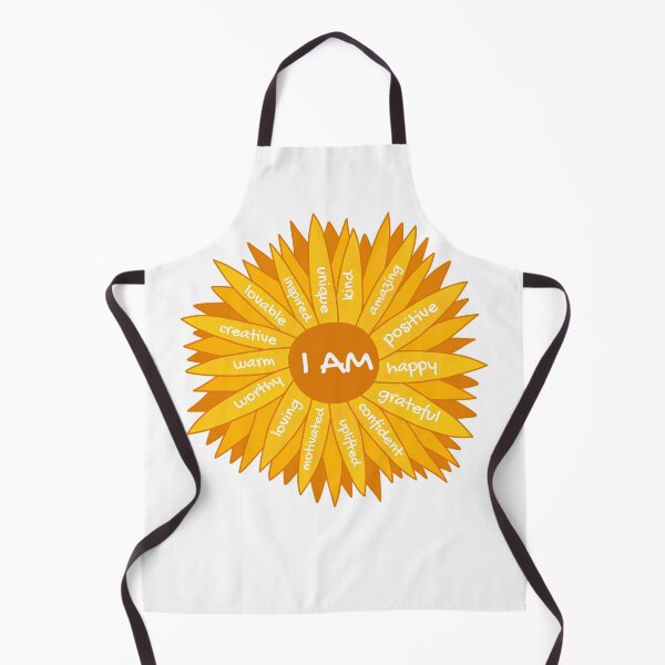 Item preview, Positive Affirmations I Am Happy Yellow Flower designed and sold by Always Inspired.