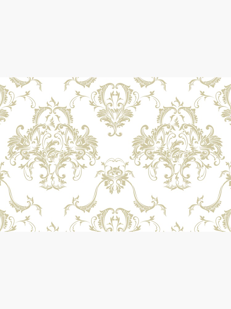 Wheat Brown and White Damask Baroque Pattern Pairs Benjamin Moore 2022  Popular Color Fernwood Green 2145-40 - Colour Trends - Shades - Hues