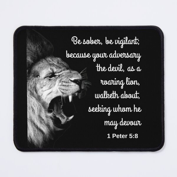 Item preview, 1 Peter 5:8 KJV designed and sold by Caregiverology.