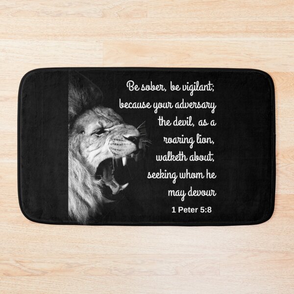 Item preview, 1 Peter 5:8 KJV designed and sold by Caregiverology.