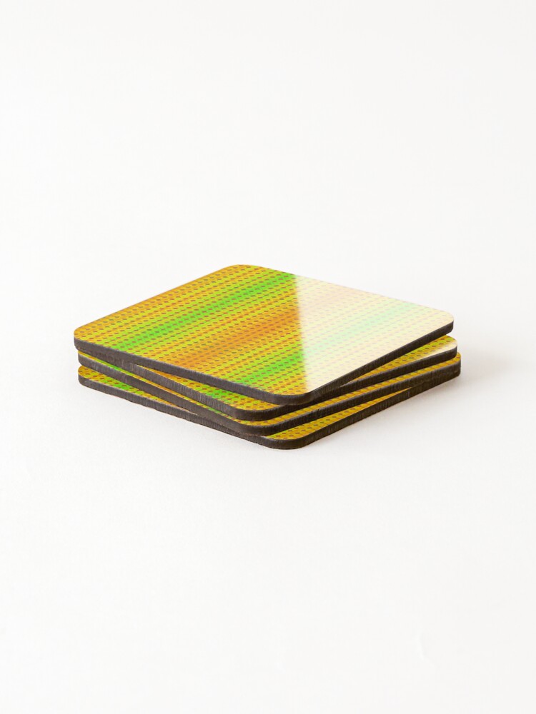 Thumbnail 4 of 5, Coasters (Set of 4), Rust Dot Matrix designed and sold by StudioBoomBoom.