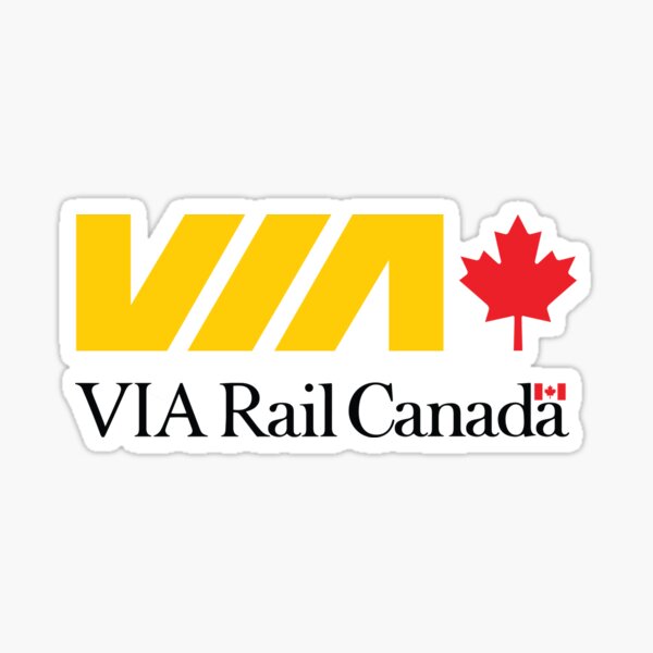 Vista previa del artículo con la obra «Logotipo de VIA Train», diseñado y vendido por Biochao.