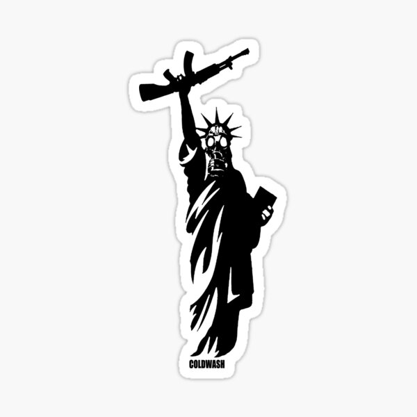 New York Liberty Sticker for Sale by chaz neef