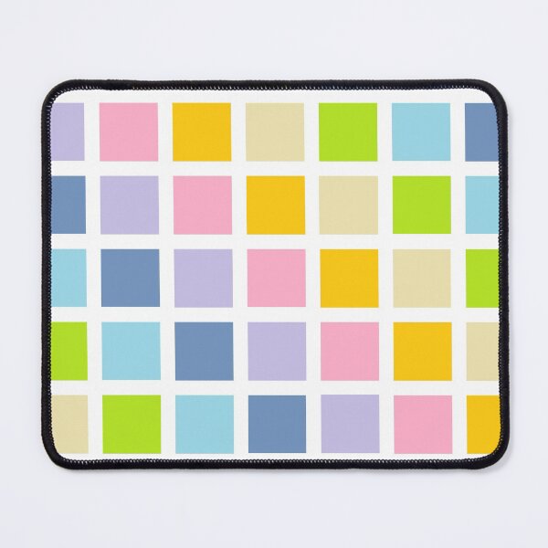 Item preview, Pastel Rainbow Squares  designed and sold by lornakay.