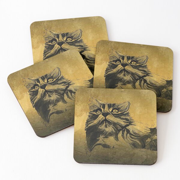 Item preview, Digital Painting of a Maine Coon Cat designed and sold by whereisOlga_.