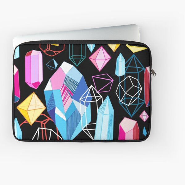 Bright pattern crystals Laptop Sleeve